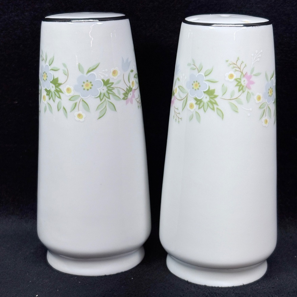 Johann Haviland Bavarian China‎ Forever Spring Salt & Pepper Shakers Floral - Picture 3 of 6